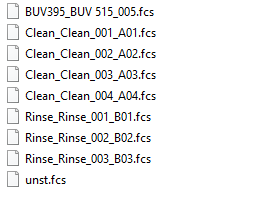 Example of files that can be renamed.